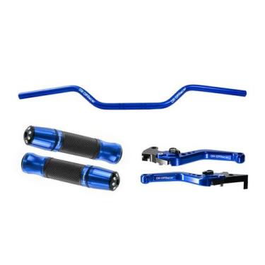 Imagem de Kit Guidão Original Manopla Jupiter Manete Cb250f Twister (Off Racer),