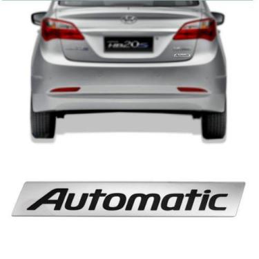 Imagem de Emblema Letreiro AUTOMATIC para carros HB20 2012 a 2020 - MARÇON