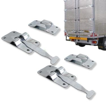 Imagem de 2 Kit Trava Porta Baú Caminhão / Carreta Macho E Fêmea T - GRSUL