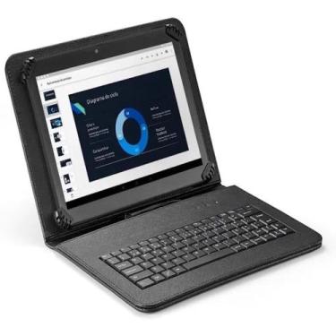 Imagem de Capa com teclado com Ç para tablet Samsung Galaxy tab A9 + - Multi