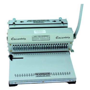 Imagem de Encadernadora de Wire-o Conjugada manual passo 2x1 15fls - Excentrix