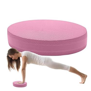 Imagem de Almofada de estabilidade, almofada de equilíbrio | Almofada de estabilidade com placa de espuma para treino de ioga | Tapete de espuma acolchoado antiderrapante e confortável para dança fitness