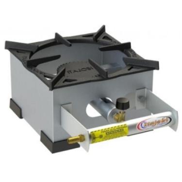 Imagem de Fogão Camping Portatil 1 Boca Alta Pressão 20X20 - A.R Variedades Mt