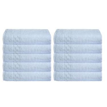 Imagem de Kit 10 Toalhas Banho Para Hotel Pousada 400gr/m² 135x70cm - Lufamar, b