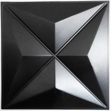 Imagem de Kit Para (1m²) Placa 3D PVC 50x50 Revestimento de Parede Pétalas 4UN -