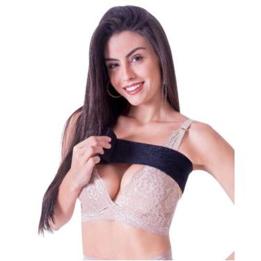 Imagem de Faixa Para Prótese De Mama Em Neoprene Biobela, ÚNICO, Preto