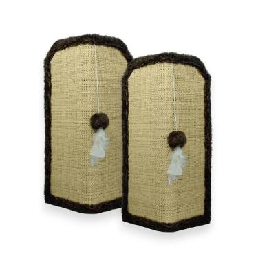Imagem de Kit Com 2 Arranhador Para Gatos Protetor Pet Para Canto De Sofá E Cama