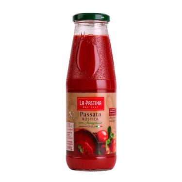 Imagem de Molho De Tomate Passata Rústica C Manjericão La Pastina 680g - Cereali