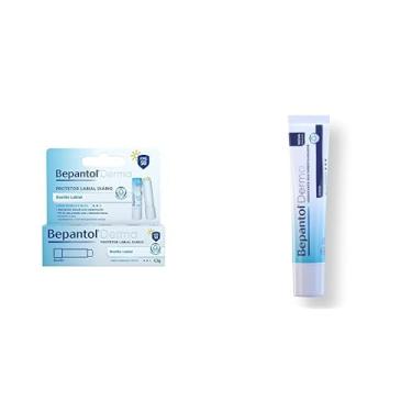 Imagem de Bepantol Derma Hidratante Corporal, Creme Corporal, Multirrestaurador 20g + Hidratante Labial, Protetor Labial Diário, FPS 50
