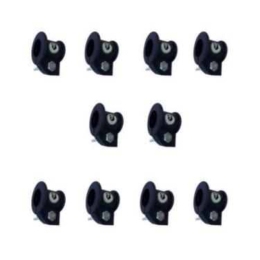 Imagem de 10 Presilha Bloqueador 25mm Barra Pump Academia Musculacao Trava Pesos