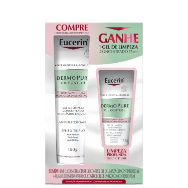 Imagem de Kit Eucerin DermoPure Oil Control Gel (2 Produtos)