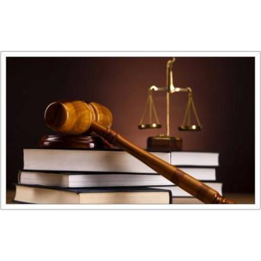 Imagem de Quadro Decorativo Advocacia Direito Advogado Escritórios Salas Moldura