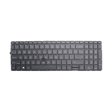 Imagem de Novo teclado de substituição compatível com HP Elitebook 755 G7 850 G7 G8 855 G7 G8 ZBook Firefly 15 G7 15 G8 teclado retroiluminado para laptop