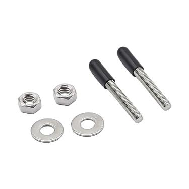 Imagem de MARINE CITY Kit de parafusos de montagem de aço inoxidável de grau 304 para presilhas de corrimão (5/16 x 2-9/16 polegadas)