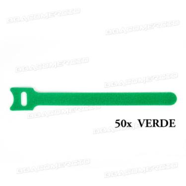 Imagem de 50x Presilha Organizador Fita Dupla Face Fios Cabos 15cm - BBACOMERCIO