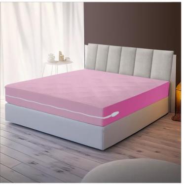 Imagem de Capa Para Colchão Casal King Size -  Malha Gel com Zíper - BG Confecçõ