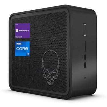 Imagem de Intel NUC 9 Business Mini PC Desktop, Core i7-9750H, 32GB RAM, 1TB SSD, HDMI, RJ-45, leitor de cartão SD, Thunderbolt, Wi-Fi 6, Windows 11 Pro, preto, NUC9QN