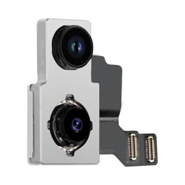 Imagem de Risidamoy Para iPhone 12 Mini OEM Principal Traseira Traseira 12MP Substituição de Câmera Ultra Wide Optical Image Stabilization Smart HDR 4K 60fps Video Metal Case Flex Cable Connector Repair A2176