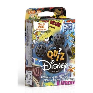 Imagem de  Quiz da Disney Pocket  - Jogo De Cartas - Toyster