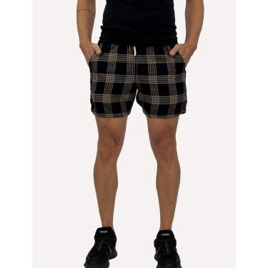 Imagem de Short Reserva Masculino Relax Velan Xadrez Preto-Masculino