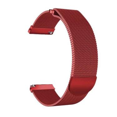 Imagem de Kit 2 Pulseiras em Metal / Aço - Magnética compatíveis com Amazfit GTS