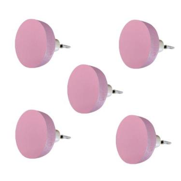 Imagem de 5 Ganchos Penduradores de Parede MDF Colorido 15mm Bola - Hanger Decor