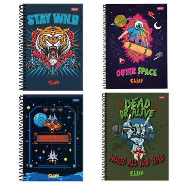 Imagem de Caderno Universitário 160 Folhas 10 Matérias Cliff - Foroni