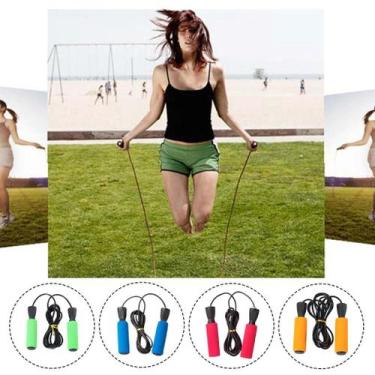 Imagem de Corda De Pular Com Fio Aço e Rolamento Treino Funcional - REIS VARIEDA