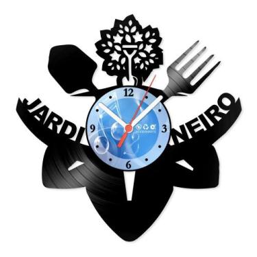 Imagem de Relógio De Parede Disco Vinil Profissões - Jardineiro - VPR-093 - Mode