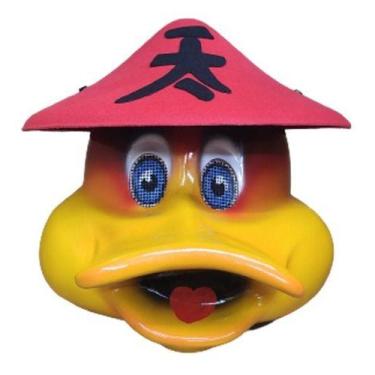 Imagem de Máscara Patolino,com Chapéu,fibra,carretas,fantasias,novo - Palhaçaria