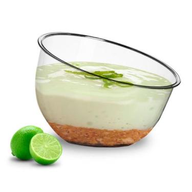 Imagem de Taça inclinada P/ Doces e Sobremesas S/ Pedestal G 2,4L - Três Triângu