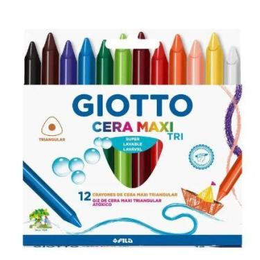 Imagem de Giz De Cera Cera Maxi 12 Cores - Giotto