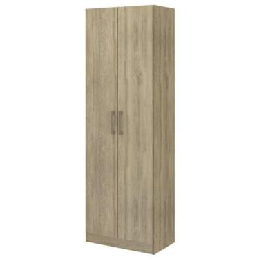 Imagem de Comoda Multiuso Carraro 626 2 Portas 4 Prateleiras 169x56x33cm, NOCE