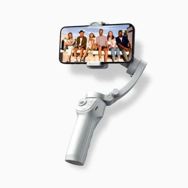 Imagem de Estabilizador Gimbal 3 Eixos Portátil para Câmeras e Smartphones – Estabilização de Imagem, Compacto, Leve, Ideal para Vídeos Profissionais e Filmagens de Ação