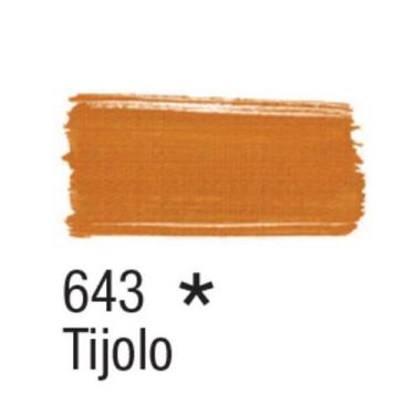 Imagem de Tinta Tecido Fosca 37ml Tons Escuros - Acrilex, 643 - TIJOLO