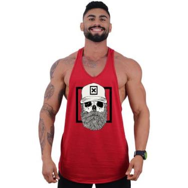 Imagem de Regata Super Cavada Masculina MXD Conceito Caveira Lenhadora, Masculin