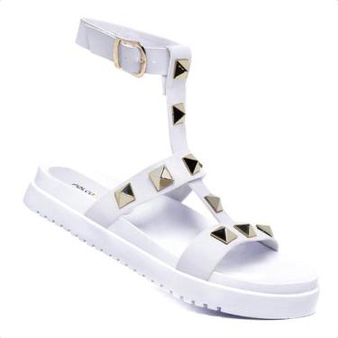 Imagem de Papete Rasteirinha Feminina Sandália Moderna Confortável - B2C Shoes, 