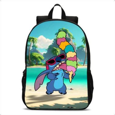 Imagem de Mochila Escolar Infantil Lilo Stitch Bolsa De Costas - Broome, Sti04