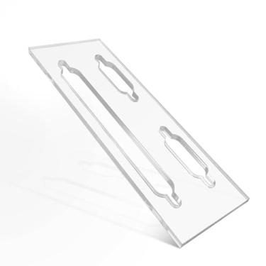 Imagem de Gabasinover Modelo de abertura de fechadura de acrílico transparente/modelo de fechadura para pendurar imagens serve para porta-retratos de roteamento e entusiastas de carpintaria DIY (1 peça)