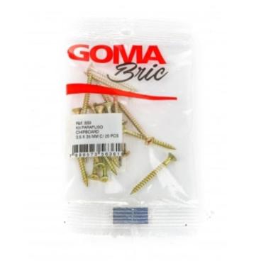 Imagem de Kit Parafuso Chipboard Goma 3,5 x 35 mm com 20 Peças