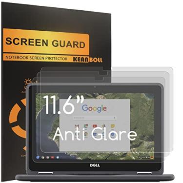 Imagem de KEANBOLL (Pacote com 3) Protetor de tela fosco antirreflexo para Chromebook Dell de 11,6 polegadas, protetor de tela antirreflexo e antiimpressão digital