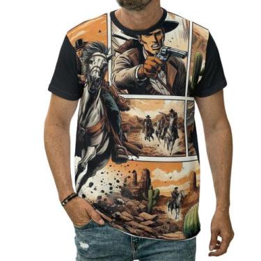 Imagem de Camiseta Faroeste História Em Quadrinhos Western Cowboys - Darkwood, 2