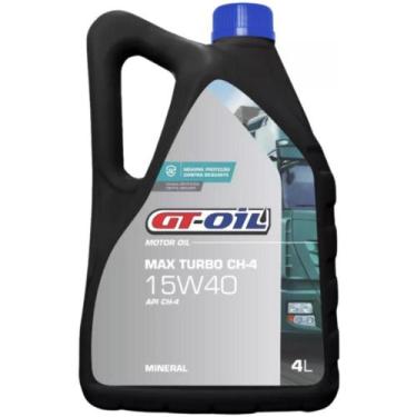 Imagem de Óleo do motor a GT-OIL MAX TURBO 15W40 MINERAL 4L