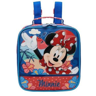 Imagem de Lancheira Térmica Escolar Infantil Disney Minnie Tropical - Xeryus, Az
