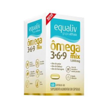 Imagem de Vitamina Ômega Mix 3.6.9 1000mg Com 60 Caps - Equaliv