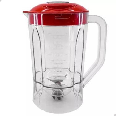 Imagem de Copo Liquidificador Britania Diamante 800 Vermelho Original - MEBRASI