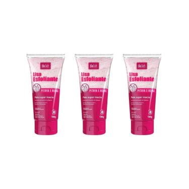 Imagem de Creme Esfoliante Soft hair 180g Biosoft Pitaya - Kit C/ 3un