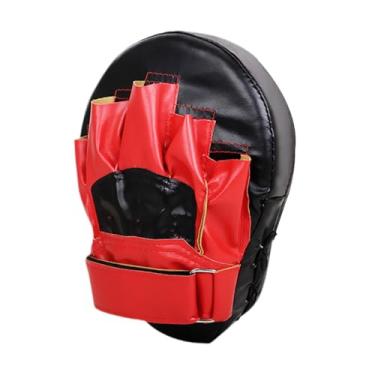 Imagem de menolana Treinamento Mão Pad, almofada de boxe de destino à mão, PU, ​​luvas de punção curva, almofada de perfuração de boxe para arte de coaching de karatê