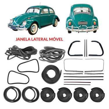 Imagem de Kit Restauração Porta Capô Mala Parabrisa Fusca 1959 A 1966 - Supercen