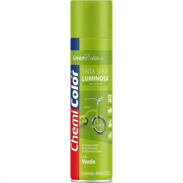 Imagem de Spray Chemicolor Luminoso Verde 400Ml/235G. - BASTON CHEMICOLOR